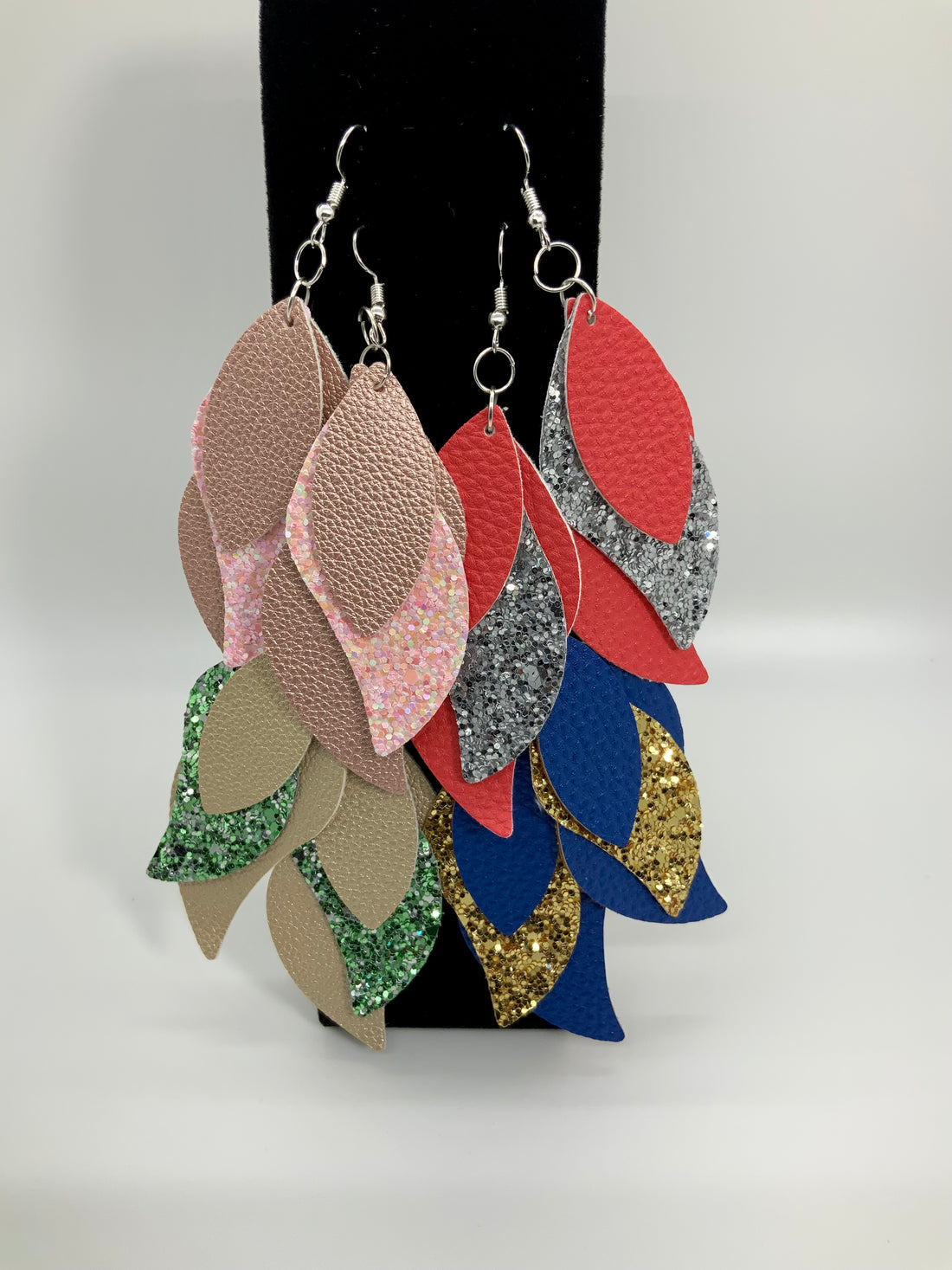Faux Leather Earrings