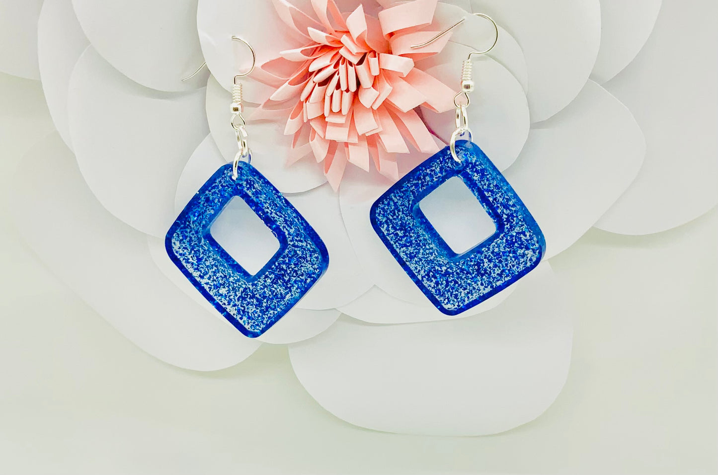 Blue Diamond Earrings - BeautiesbyHand
