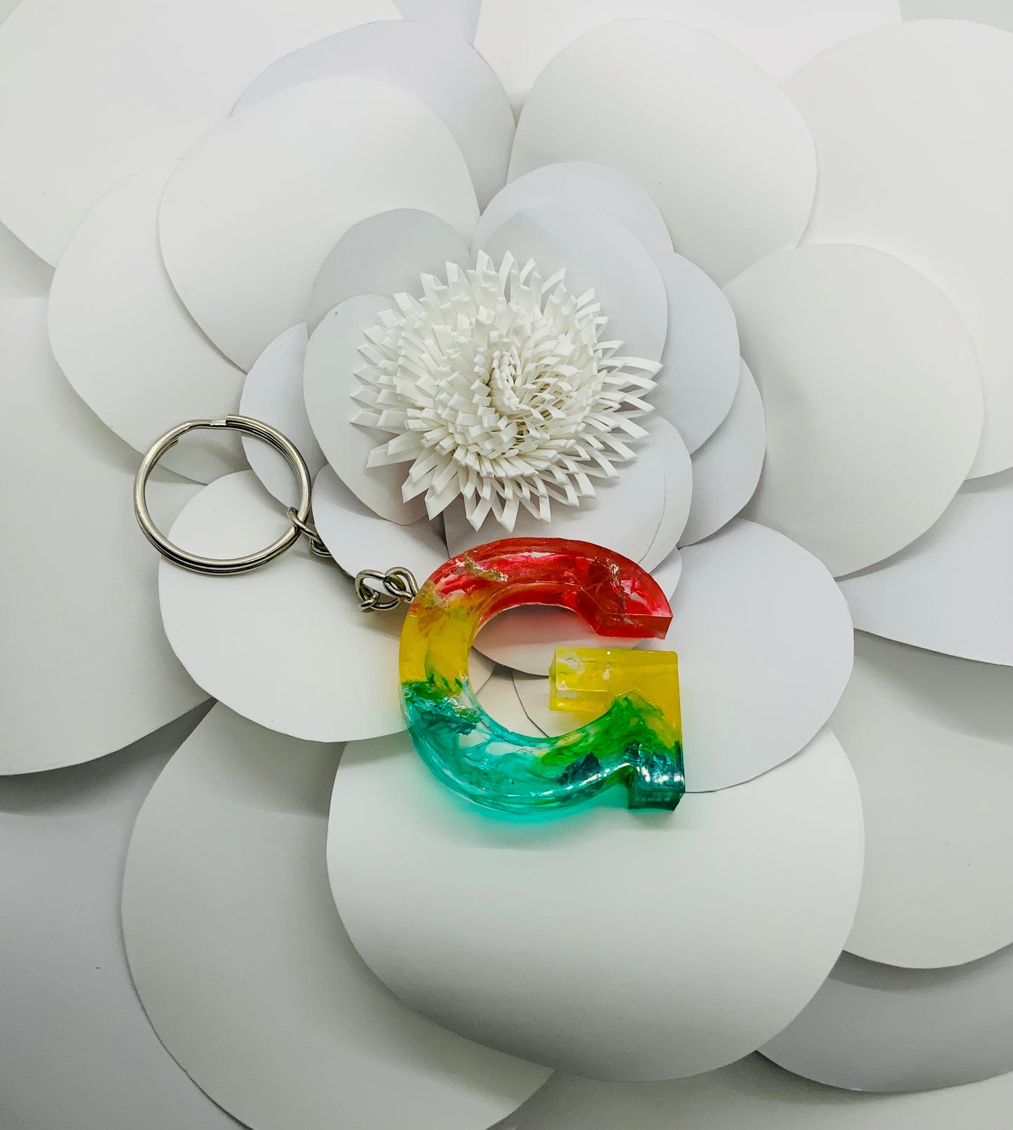 The Letter "G" Keychain - BeautiesbyHand