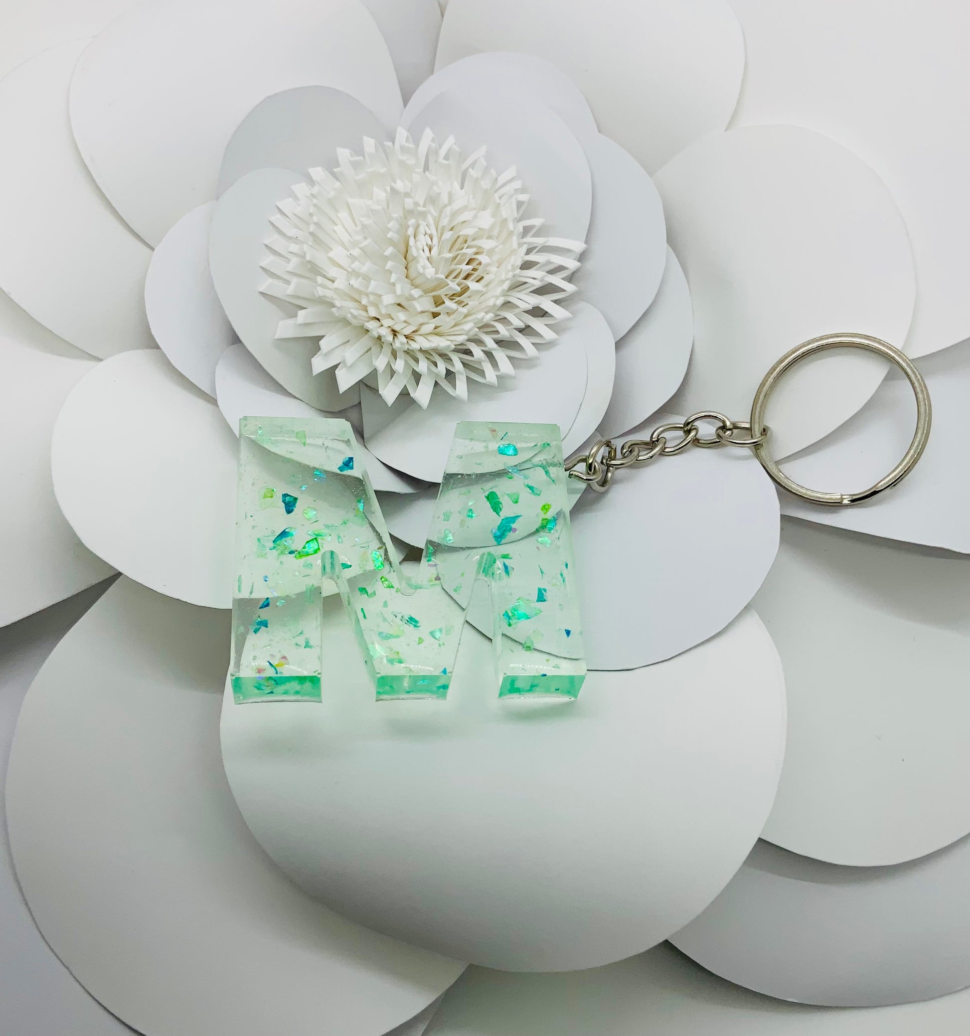 The Letter "M" Keychain - BeautiesbyHand