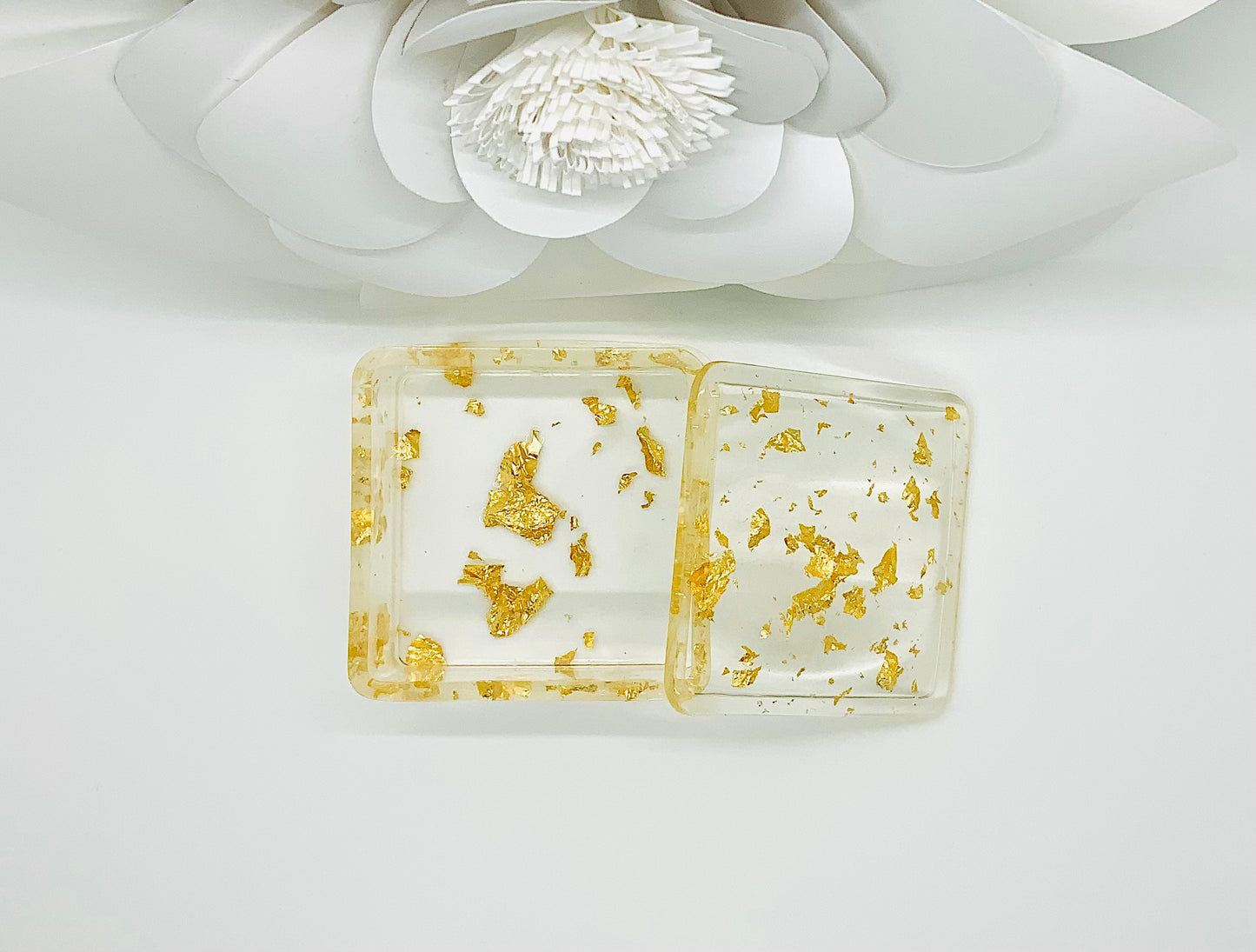 Square Goldleaf Jewelry Holder
