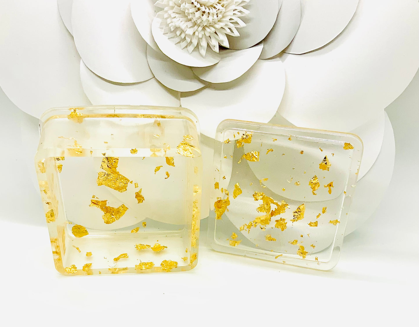 Square Goldleaf Jewelry Holder