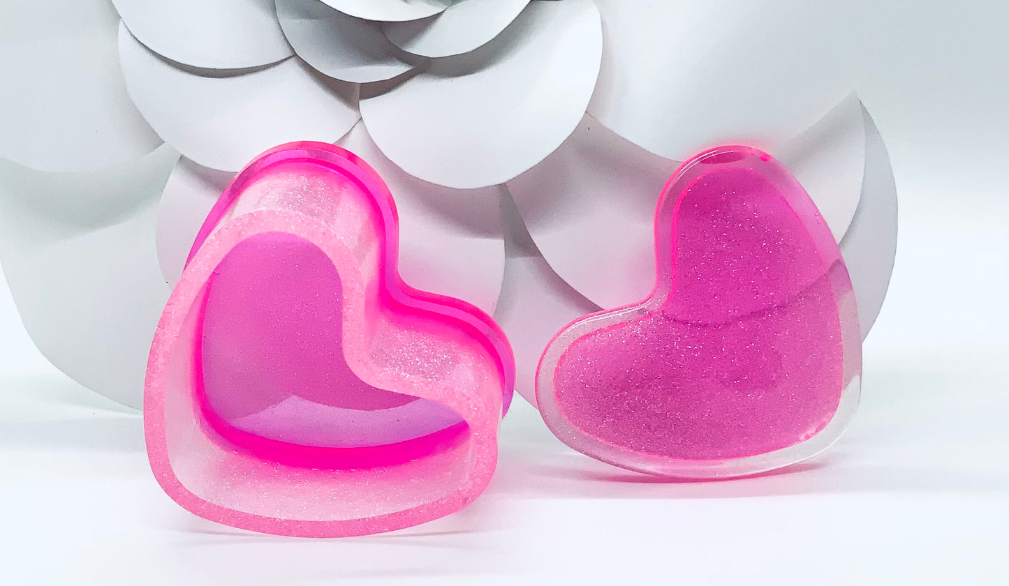 Heart Goldleaf Jewelry Holder
