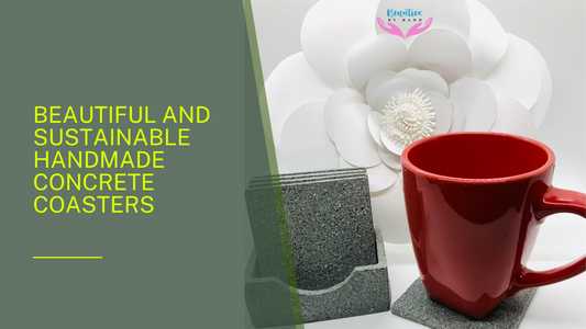 Beautiful and Sustainable Handmade Concrete Coasters – An Eco-Friendly Home Accessory for Any Occasion