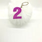 The Number "2" Keychain - BeautiesbyHand
