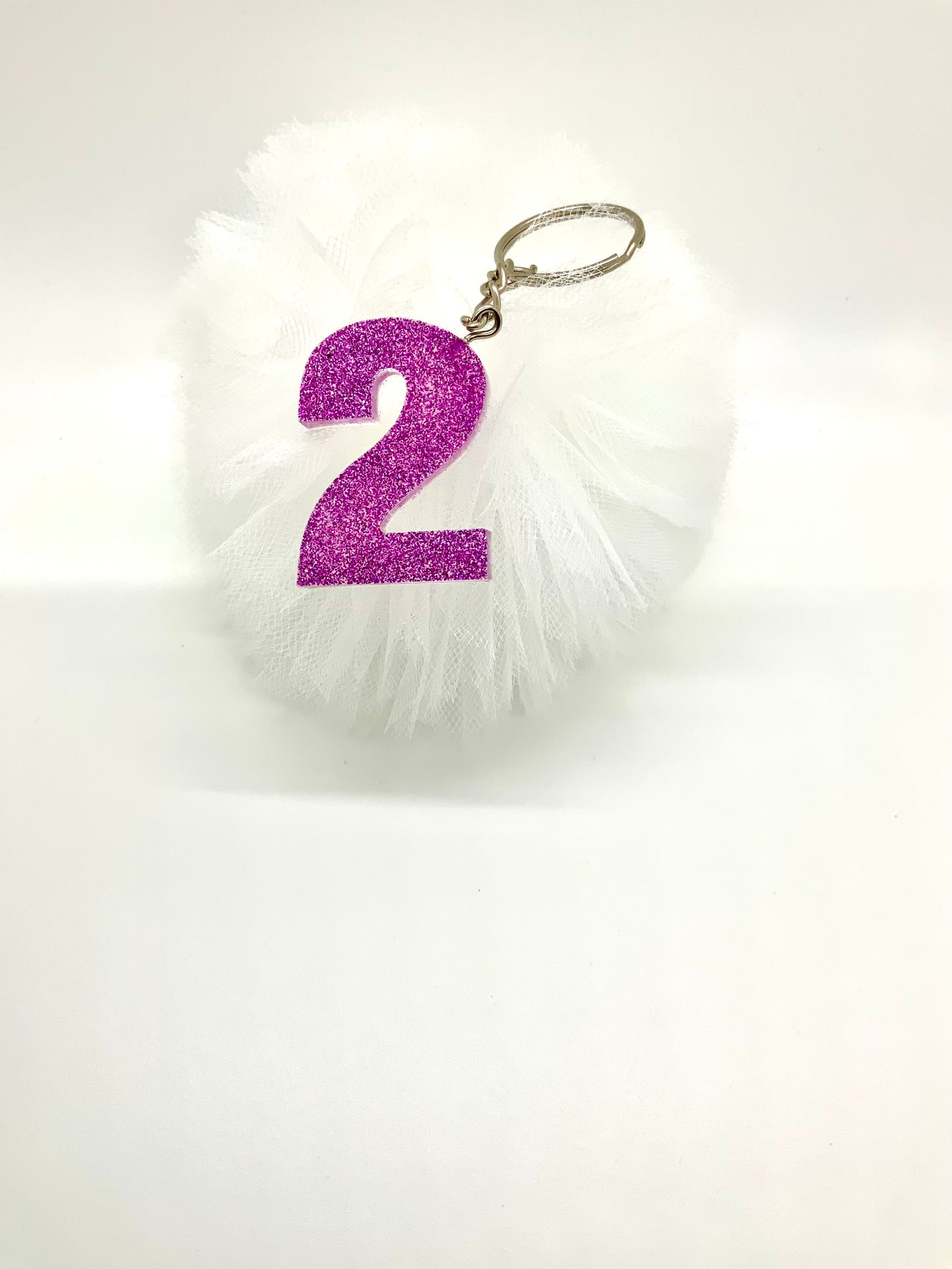 The Number "2" Keychain - BeautiesbyHand