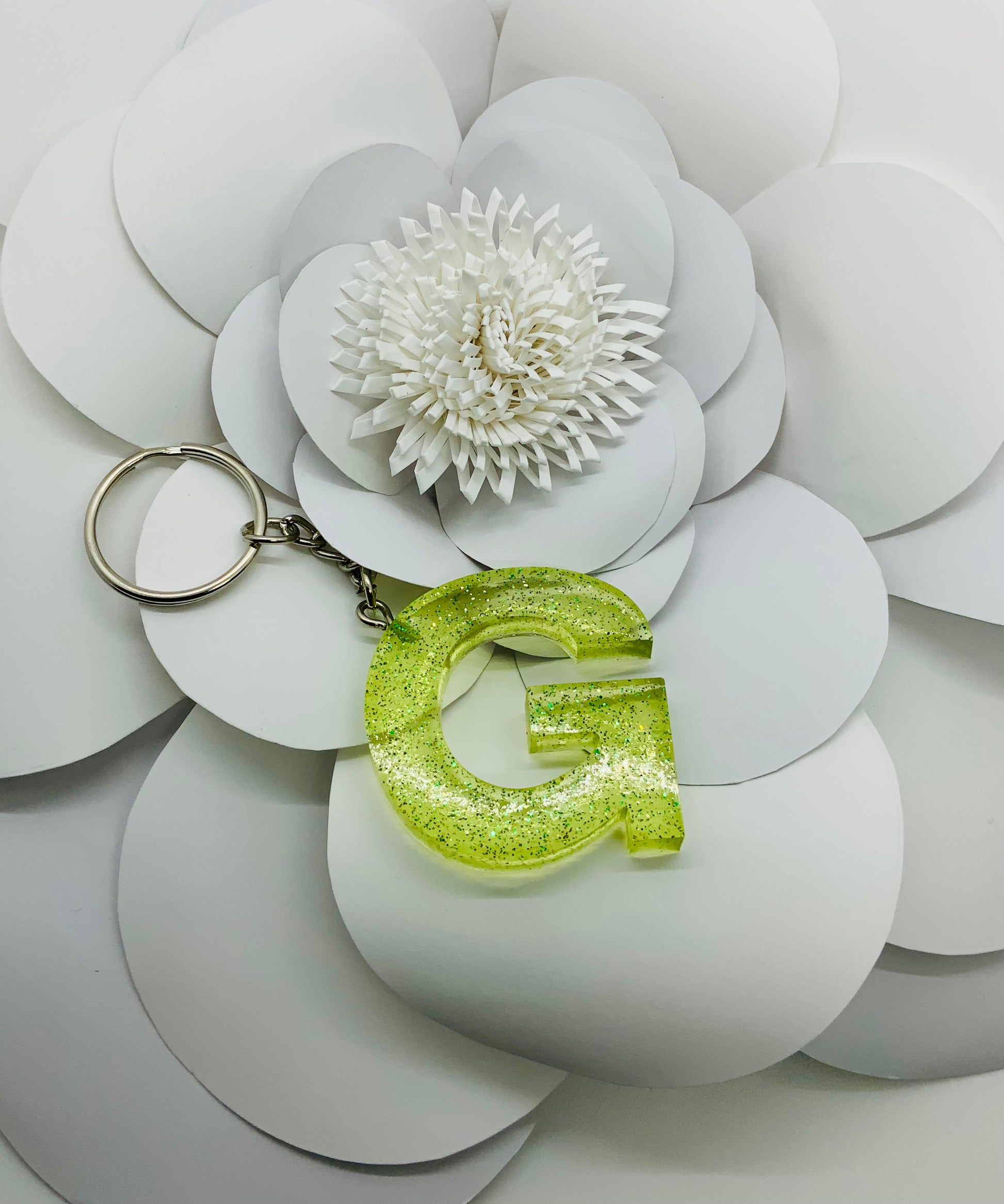 The Letter "G" Keychain - BeautiesbyHand