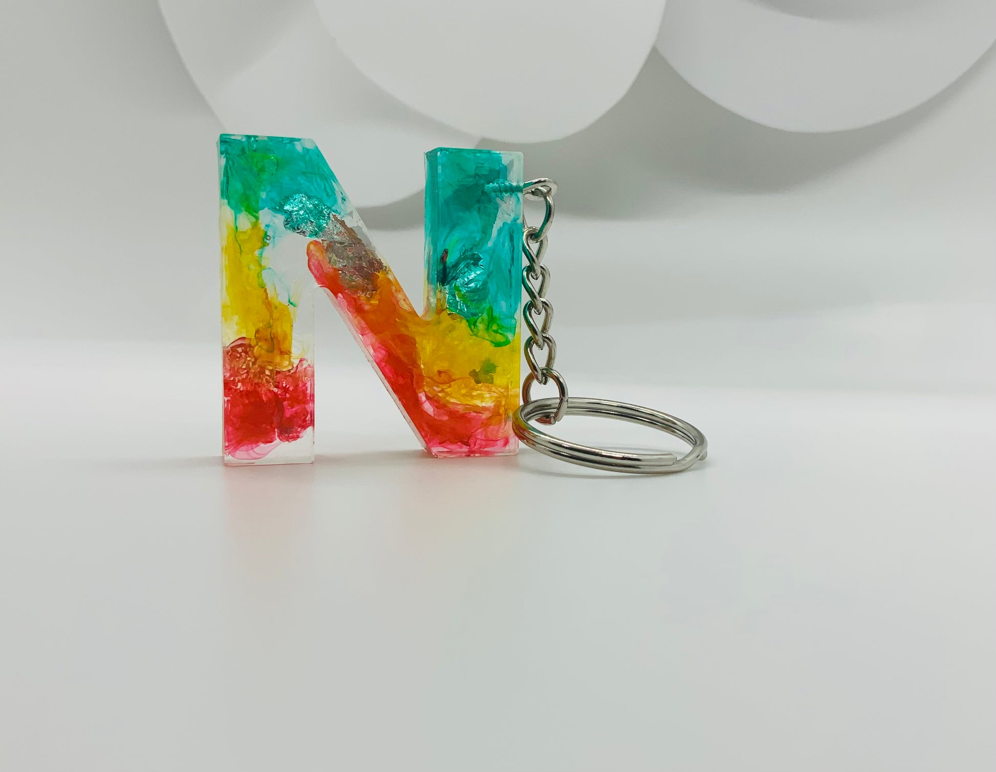 The Letter "N" Keychain - BeautiesbyHand