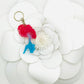 Silhouette of a Woman Keychain
