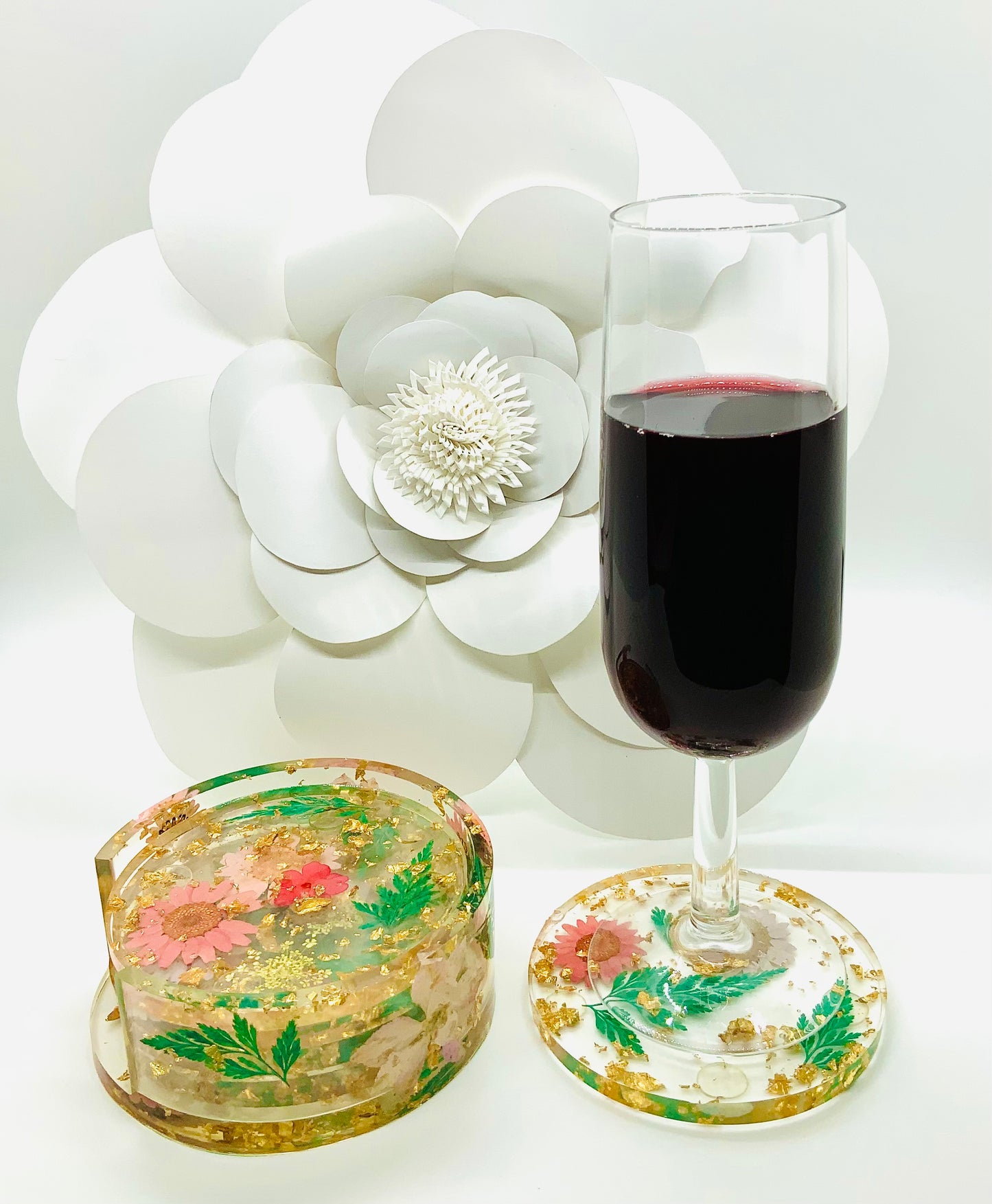 Flower Resin Coasters