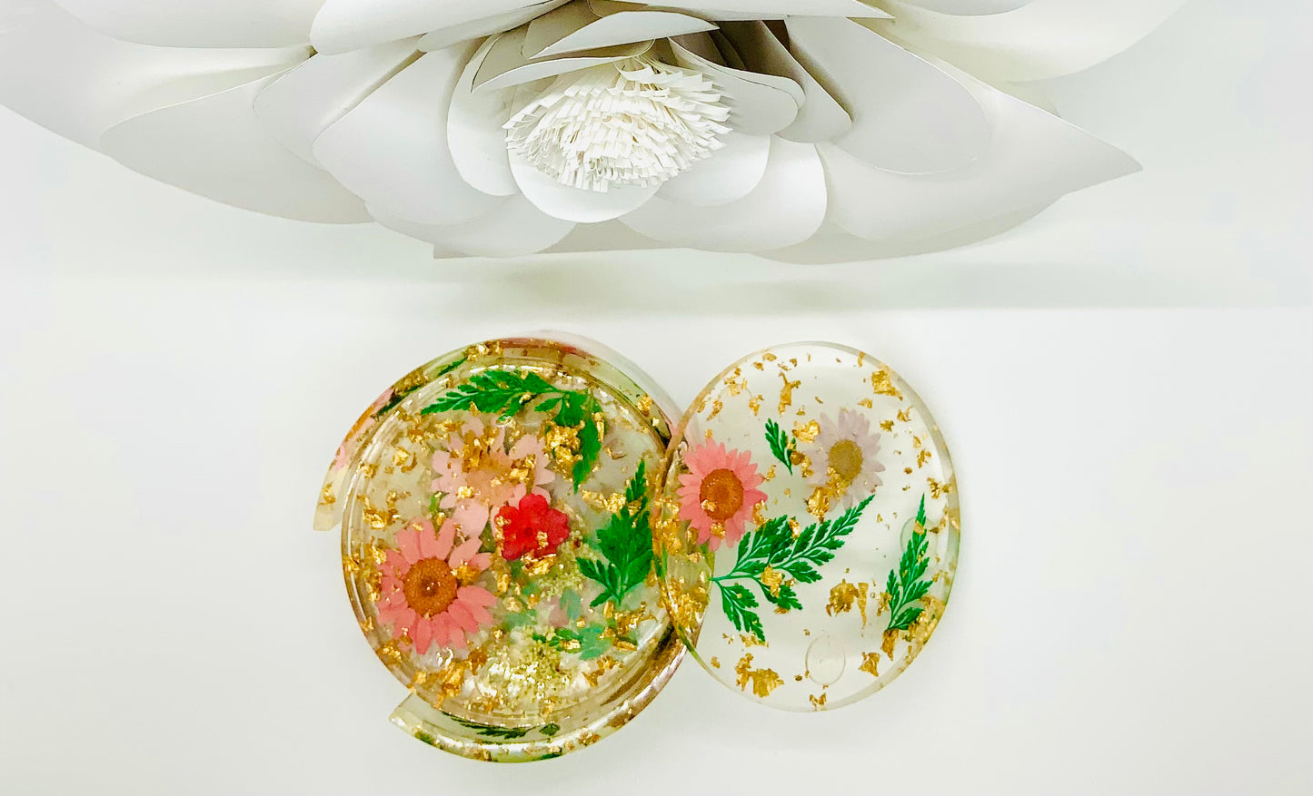 Flower Resin Coasters
